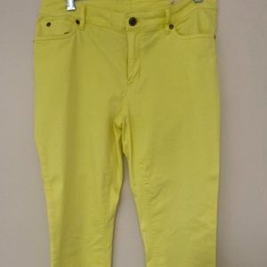 jeans in mellow yellow